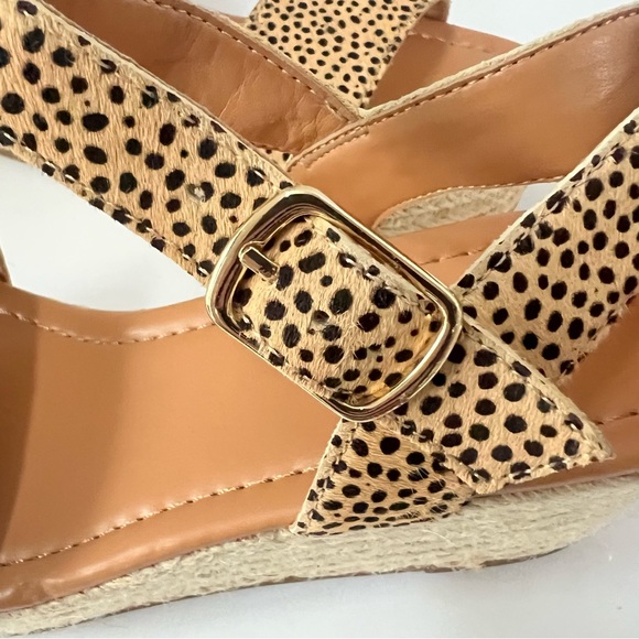 J. Crew Leopard Print Espadrille Size 7.5 - Picture 7 of 16